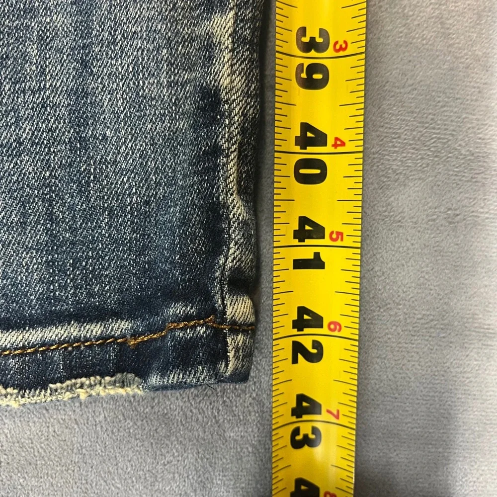 Damati Distressed Jeans‎ Moto Style Biker Men's Size 30x32